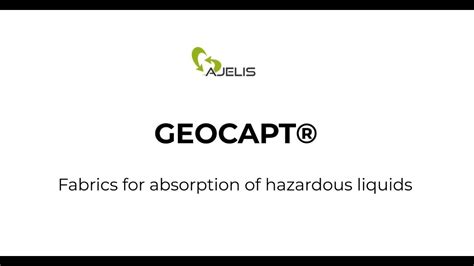 GEOCAPT® fabrics for absorption of hazardous。